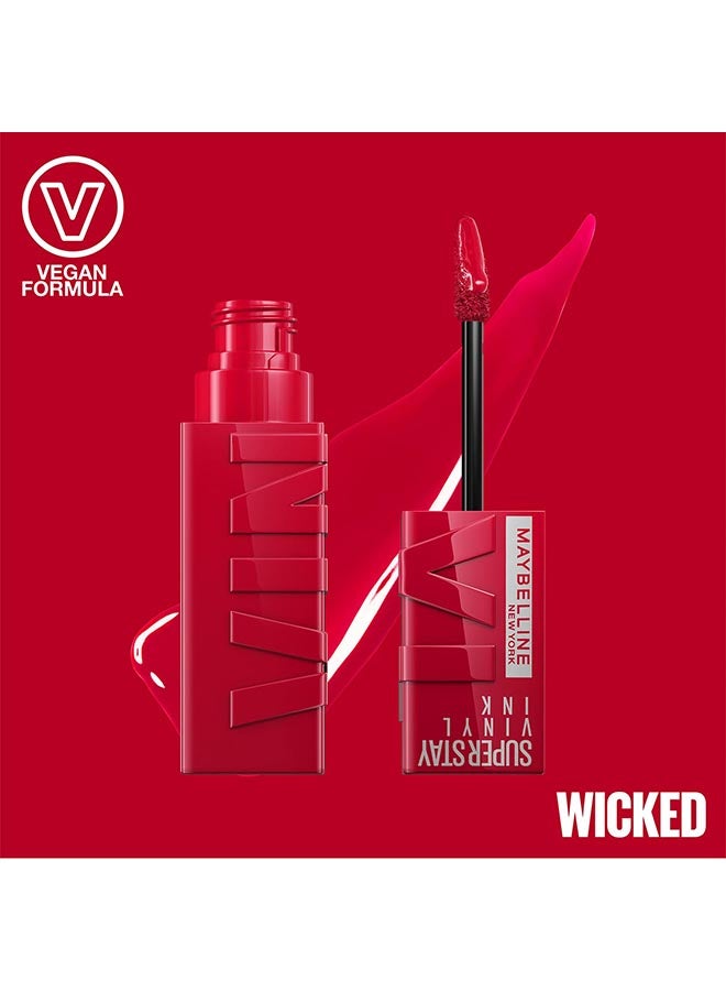 Super Stay Vinyl Ink Longwear Transfer Proof Gloss Lipstick, 50 WICKED - image 2