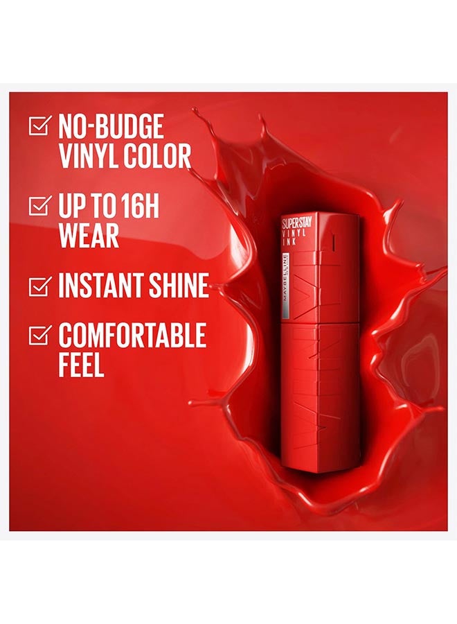 Super Stay Vinyl Ink Longwear Transfer Proof Gloss Lipstick, 50 WICKED - image 5
