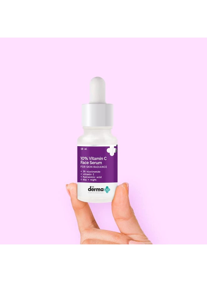 10% Vitamin C Face Serum with Vitamin C, 5% Niacinamide And Hyaluronic Acid 10ml - image 2