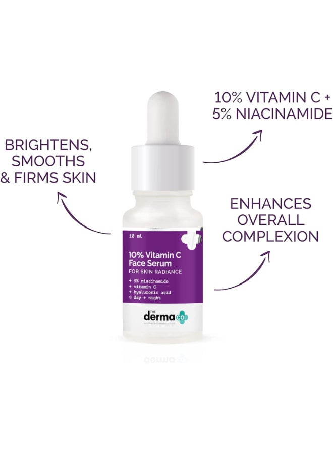 10% Vitamin C Face Serum with Vitamin C, 5% Niacinamide And Hyaluronic Acid 10ml - image 4
