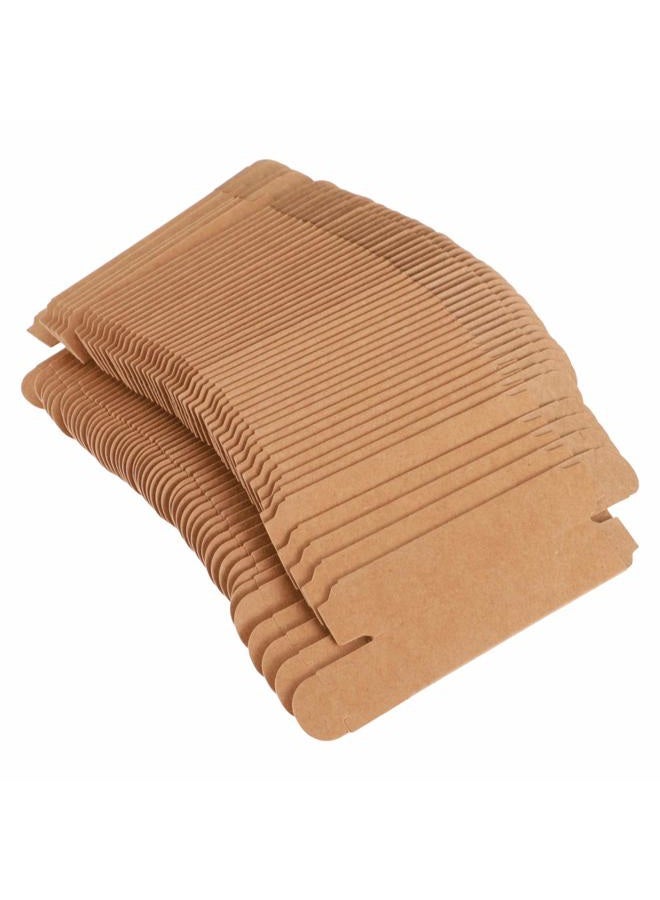 50Pcs Kraft Paper Lipstick Boxes, Essential Oil Packaging Boxes, DIY Supplies Beauty Accessories Makeup Organzier Tube Storage Lip Gloss Boxes