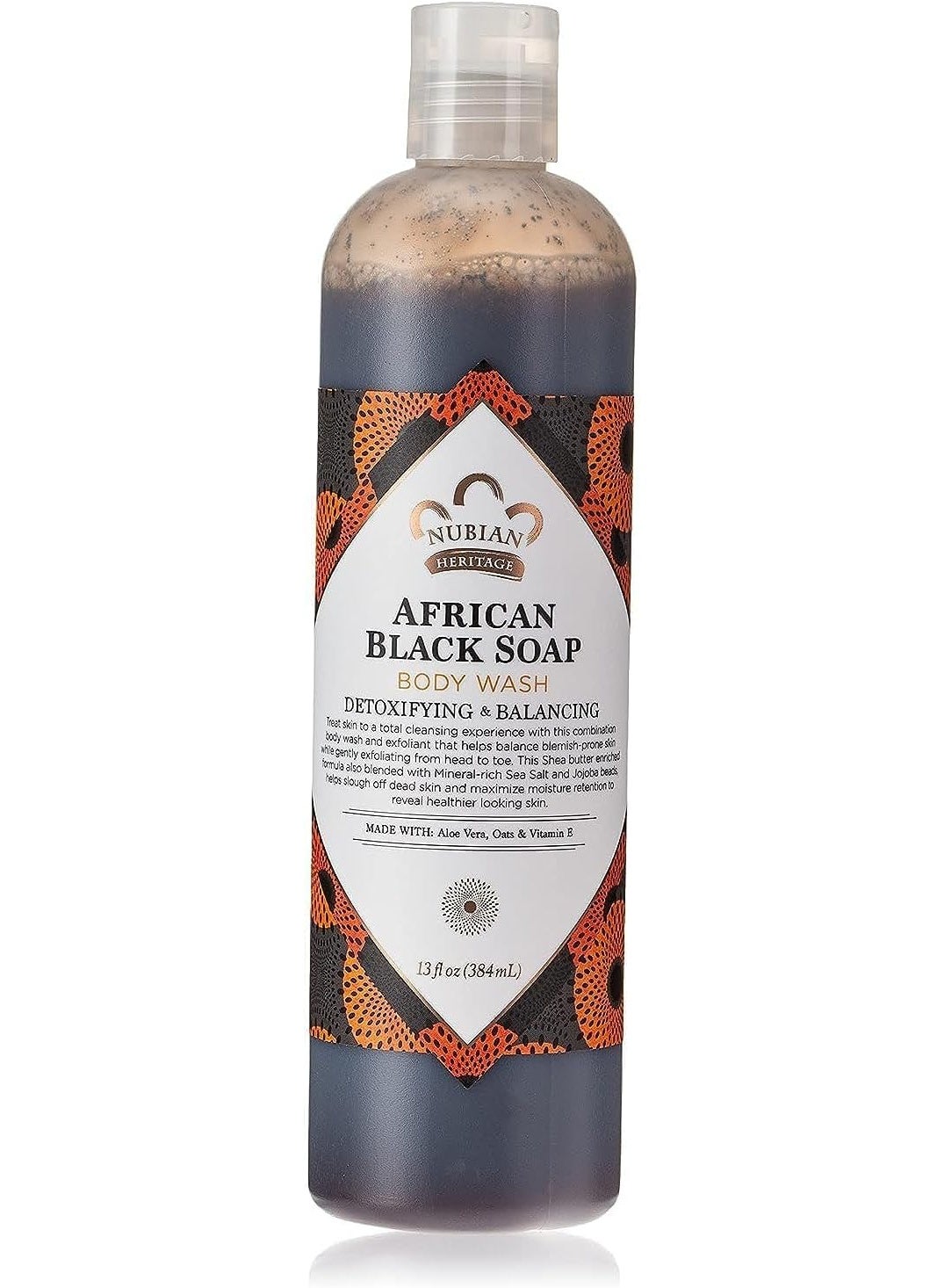 African Black Soap Body Wash For Unisex 384ml