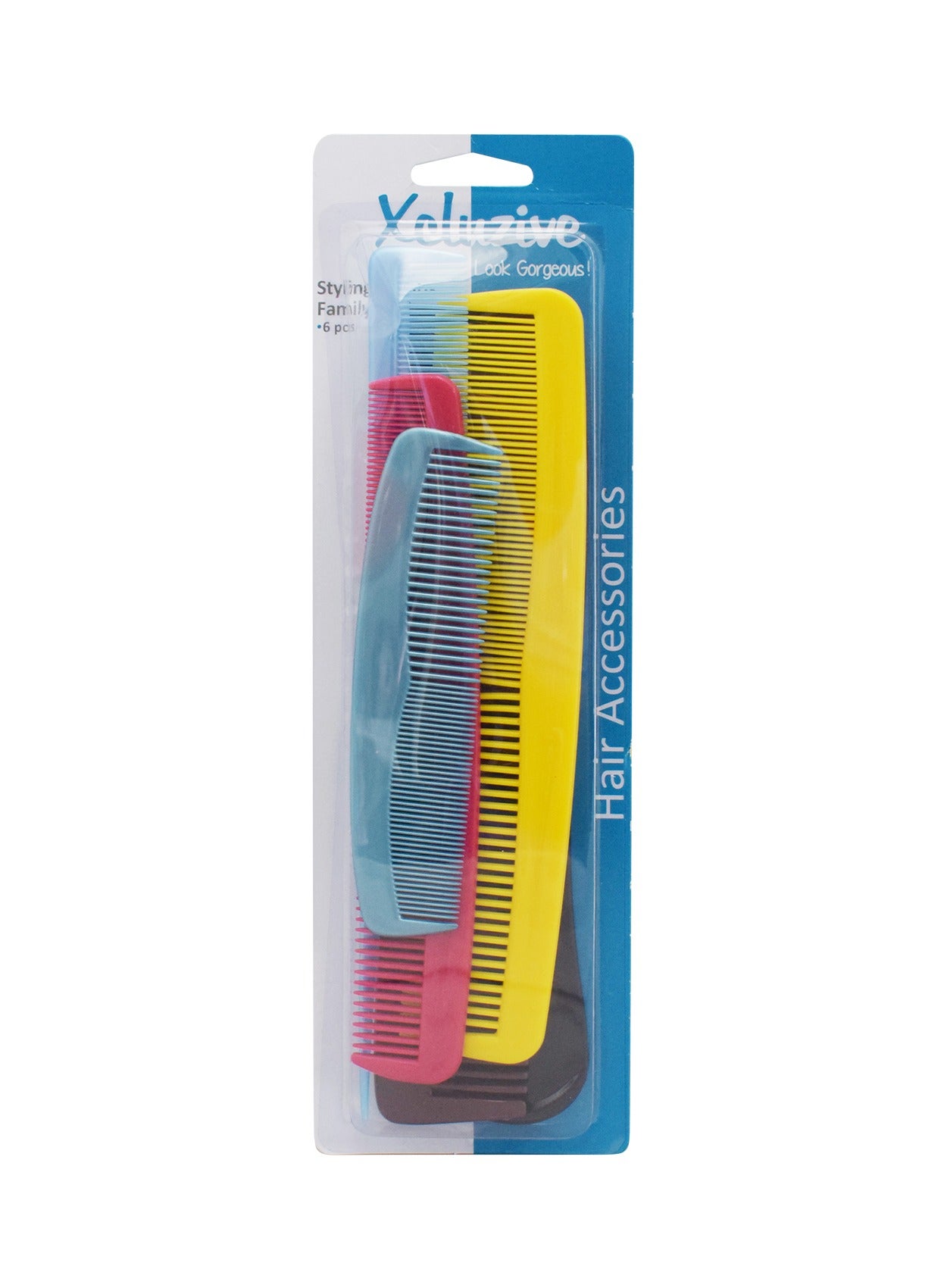 X/Z Styling Combs Family Pack 6 Pcs
