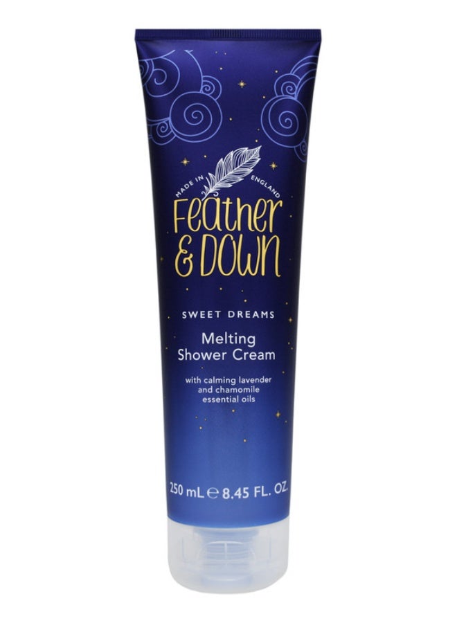 Sweet Dream Melting Shower Cream (250ml) - With Calming Lavender And Chamomile Essential Oils Cruelty Free Vegan Friendly Natural Extracts