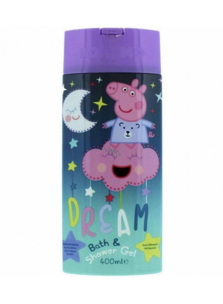 Kokomo Peppa Pig Bath & Shower Gel, Children’s Shampoo-Shower Gel, 400ml
