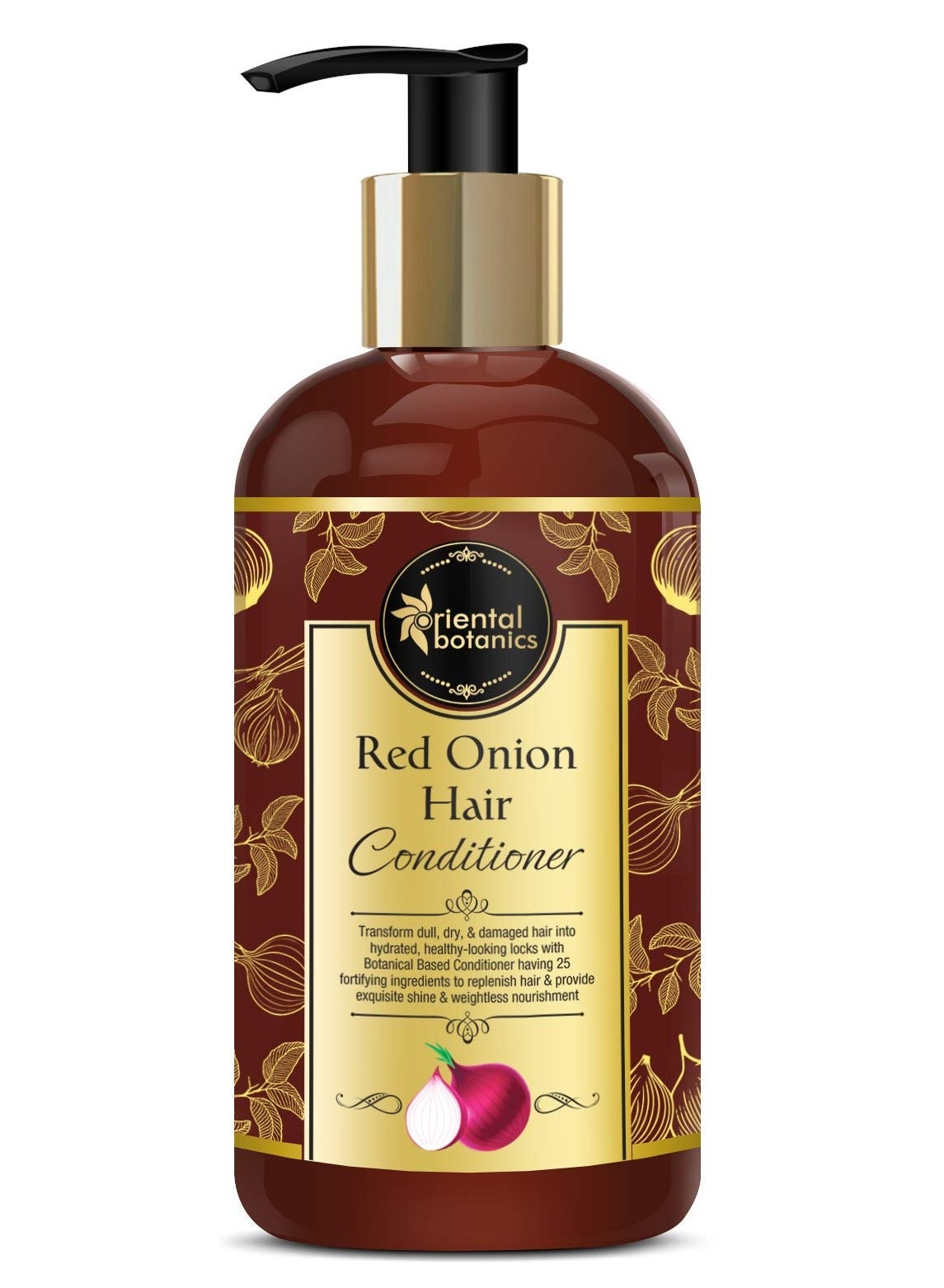 Oriental Botanics Red Onion Hair Conditioner 300 ml with Red Onion Oil for Strong Smooth Healthy Hair