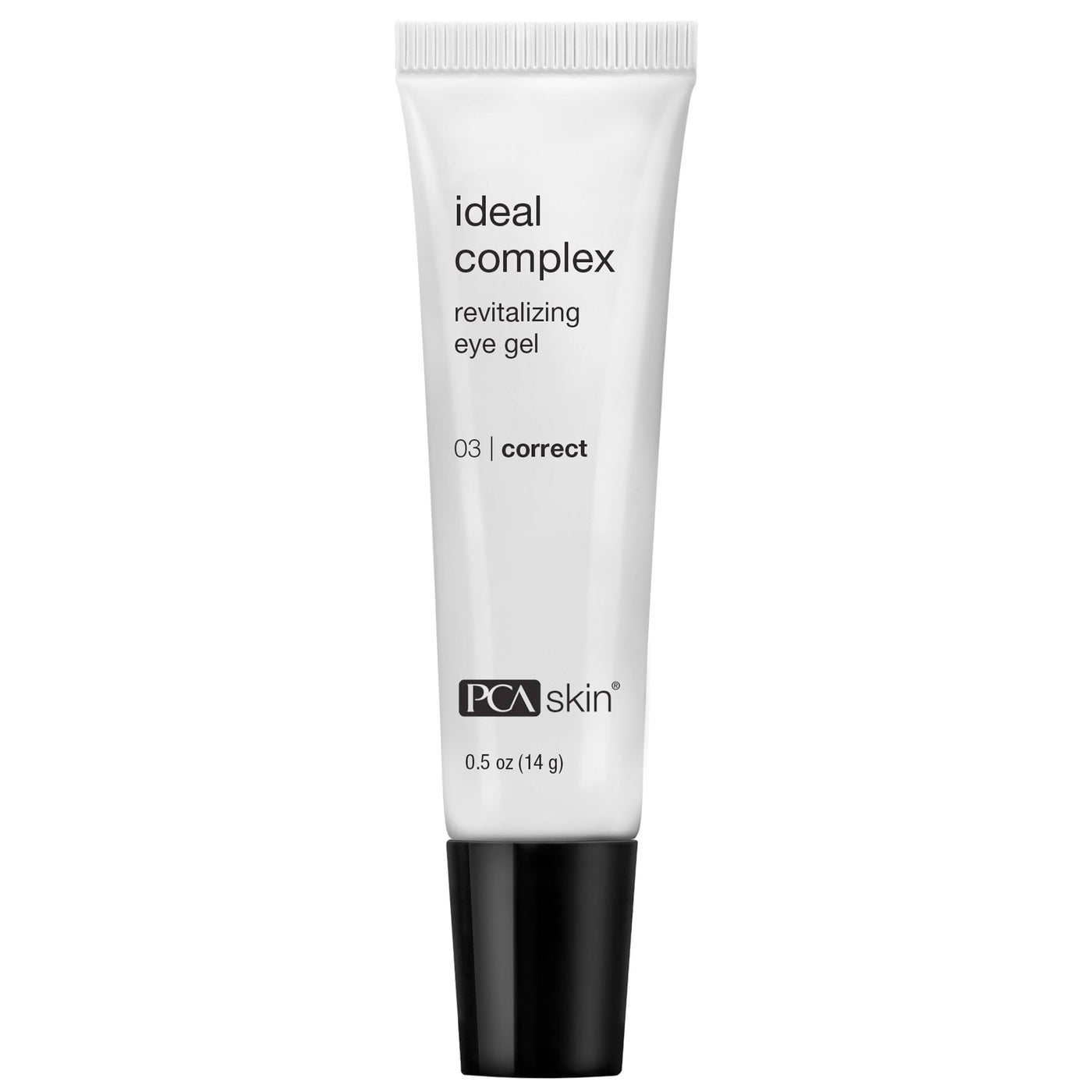 PCA SKIN Eye Serum, Ideal Complex Revitalizing Eye Gel, Upper and Under Eye Serum for Wrinkles, Puffy Eyes, Dark Circles, Fine Lines, Discoloration, and Sagging Eyelids, Light and Silky, 0.5 oz Tube