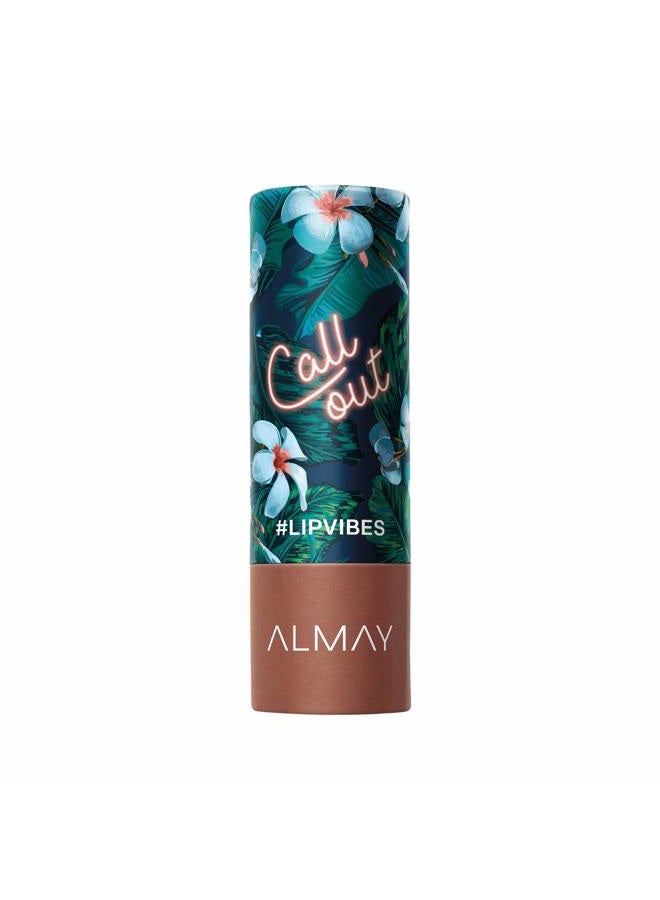 Lipstick With Vitamin E Oil & Shea Butter By Almay, Lip Makeup, Matte Cream Finish, Hypoallergenic, Beige, 0.14 Oz