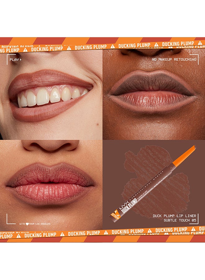 Duck Plump Plumping Lip Liner Lip Liner Up To 10 HR Wear Matte Finish Subtle Touch - image 6