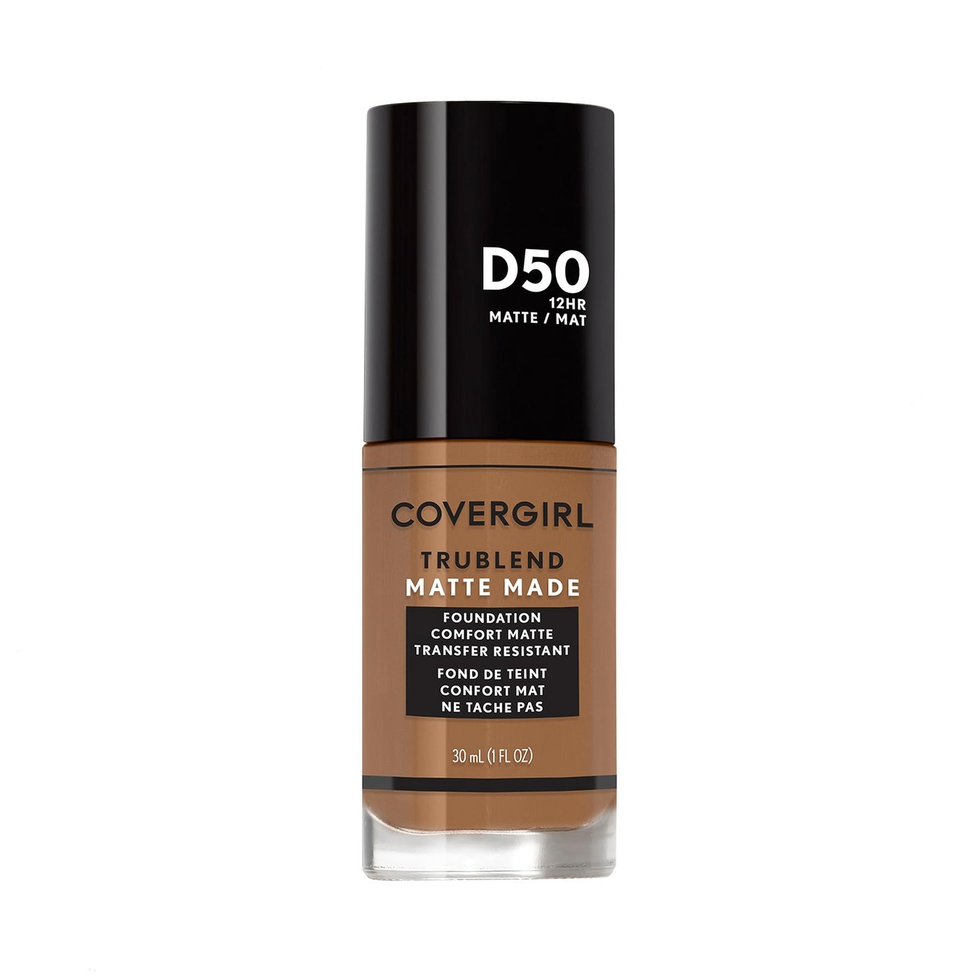 COVERGIRL TruBlend Matte Made Liquid Foundation, Deep Golden, 1.01 Fl Oz (Pack of 1)