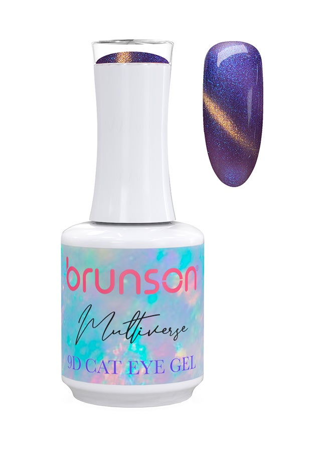 Multiverse 9D Cat Eye Gel Polish Galaxy Magnetic UV LED Gel Nail polish 18ml Chameleon Magnetic Gel Soak Off UV LED Gelish Polish D12N