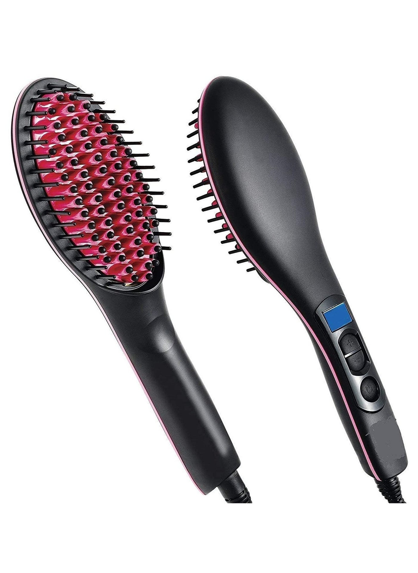 Simply Straightener Hair Brush, Straightening Machine, 3 in 1 Ceramic Fast Hair Straightener For Women's Hair Straightening Brush, Hair Straightener For Women, Black