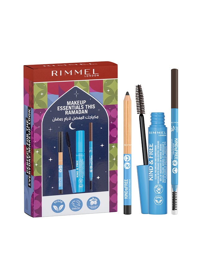 Kind And Free Ramadan Makeup Essentials 3 Piece Set