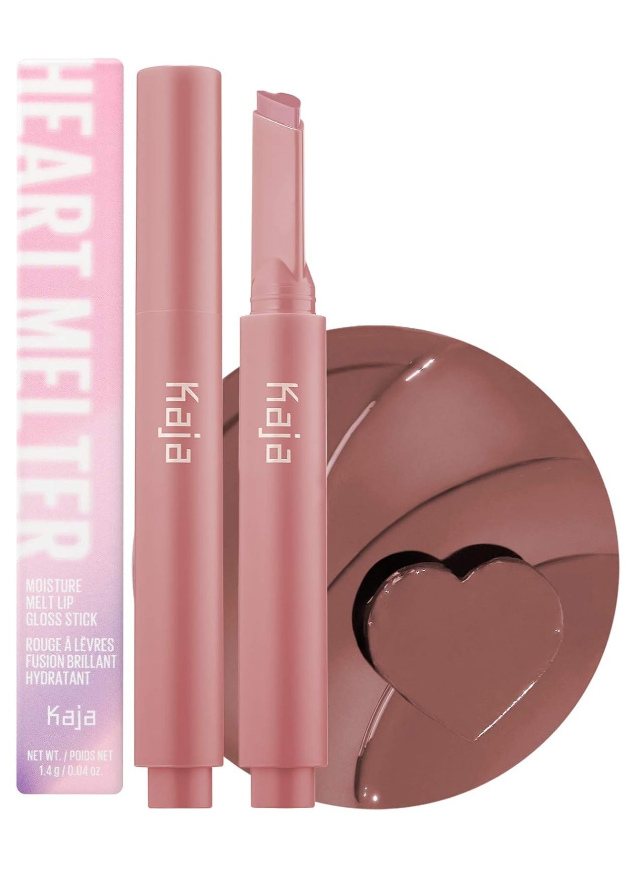 Heart Melter Lip Gloss – Let's Chill - High-Shine Cherry Red Gloss Stick with Moisturizing Oils, Lightweight Non-Sticky Vegan K-Beauty Lip Color,0.04 Oz