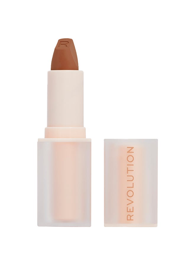 Makeup Revolution Lip Allure Soft Satin Lipstick Divine Brown