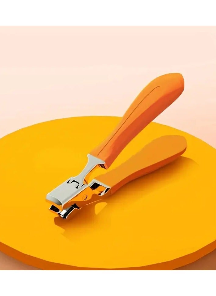 Large Size Labor-saving Nail Clippers, Wide-mouth Pliers, Large Opening And Sharp Blade Nail Cutters, Sturdy Stainless Steel Finger And Toe Nail Care Tool, Suitable For Thick And Hard Nails, Prevent Nail Splashing