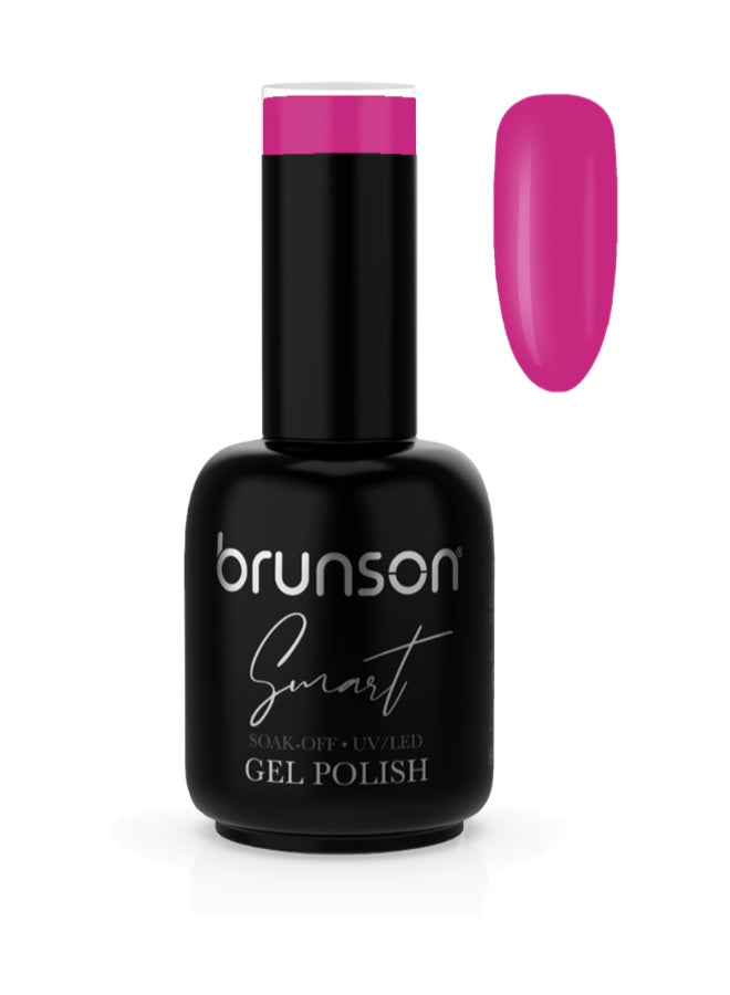 Smart Gel Polish 15ml – Glossy Shine Finish, Long-Lasting UV Soak Off Gel Nail Paint, Chip-Resistant, Salon Quality for Nail Art, French Manicure & Pedicure Extensions