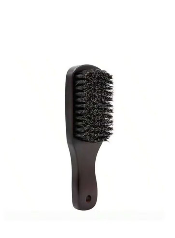 Barber's styling beard hair wooden brush