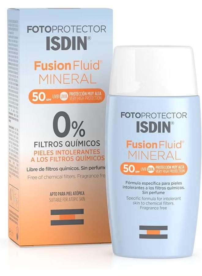 Fotoprotector Fusion Fluid Mineral Spf50, 50ml