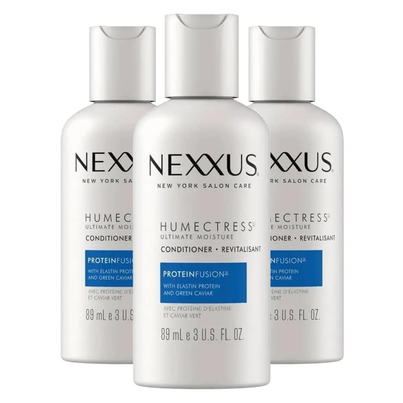 Nexxus Humectress Replenishing System Conditioner 3 oz, Travel size, (Pack of 3)