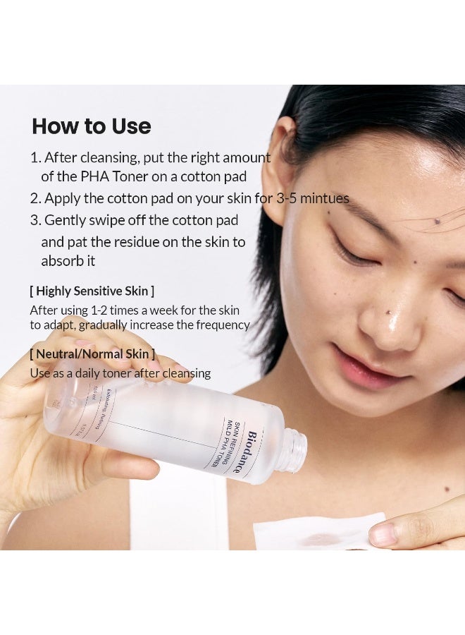Biodance Skin Refining Mild PHA Toner, Gentle Exfoliating Face Toner for Sensitive Skin with Ceramides & NMF | 5.07 fl.oz,150ml - image 5