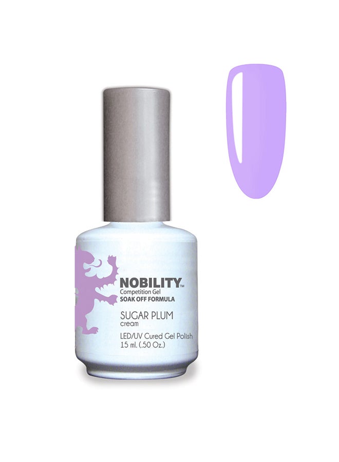 Gel Nail Polish 15 ml, Long Lasting, Chip Resistant, Requires Drying Under UV Led Lamp Sugar Plum Nbgp126