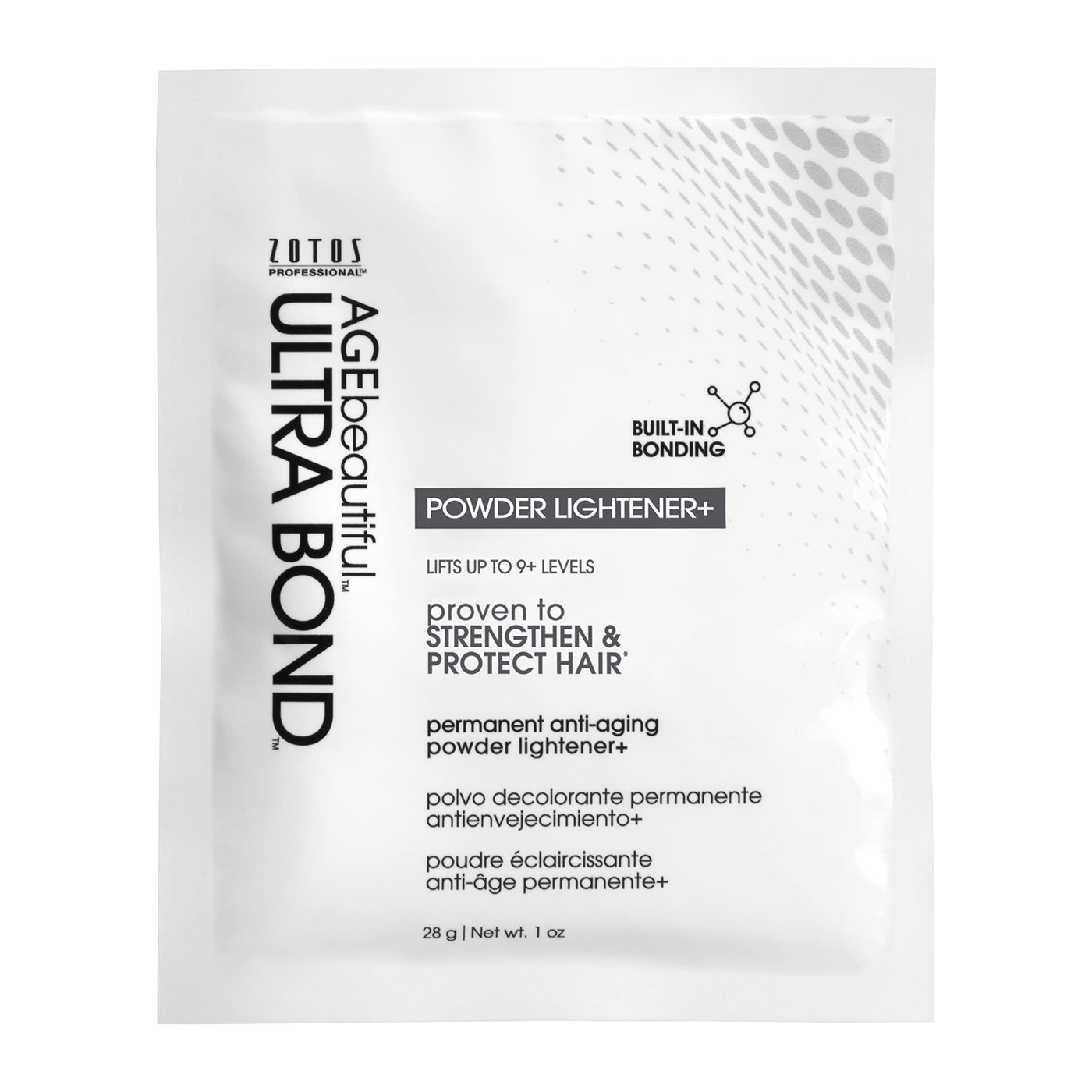 AGE beautiful Permanent Powder Hair Lightener with Ultra Bond Building | Strengthens, Protects & Nourishes | Lifts up to 9+ Levels | For Lightening & Highlights | 1 Oz