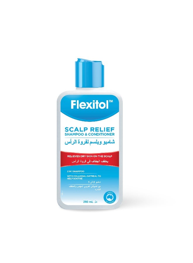 Flexitol Scalp Relief Shampoo & Conditioner for Dry Scalp & Dandruff Care – 210ml