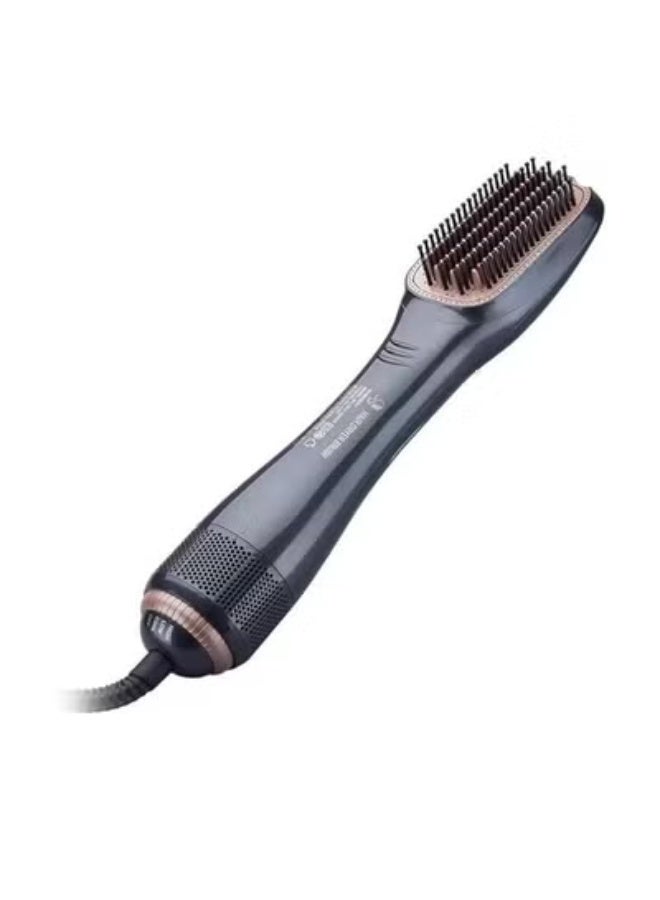 3-in-1 Hot Air Brush for Hair Styling, Straightening, Drying & Volumizing | Powerful 1200-1500W Performance with 3-Speed Heat Settings | Anti-Frizz Ceramic Brush for Smooth Results | Lightweight Design for Home & Travel | Suitable for All Hair Types