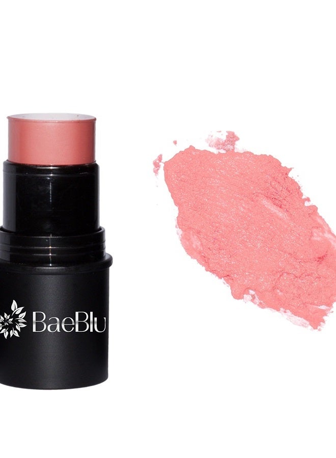 Organic Cheek Tint, 100% Natural Vegan Gluten-Free Cream Blush Stick, Made in USA, Rosé
