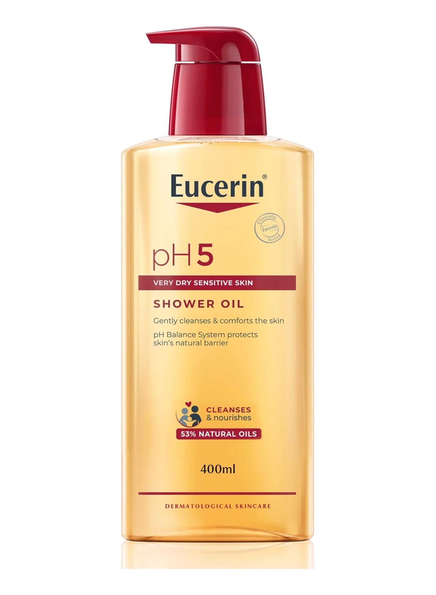 Eucerin pH5 Shower Oil for Dry & Sensitive Skin, 400ml