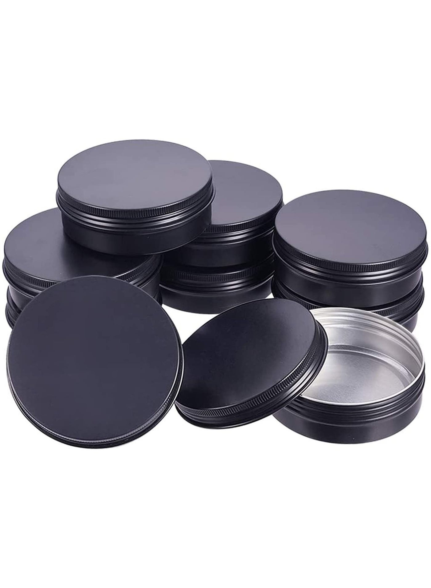 12 Pack Round Lip Balm Tin Cans