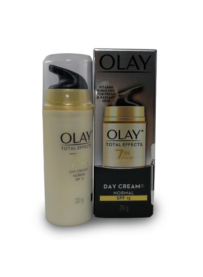 Total Effects 7 In One Normal Day Cream Spf 15 Fine Lines Wrinkles Reduces 20 g