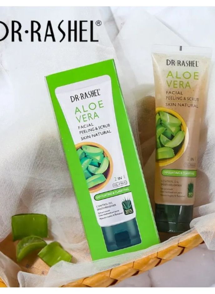 Aloe Vera Facial Peeling & Scrub 2 In 1 100 g