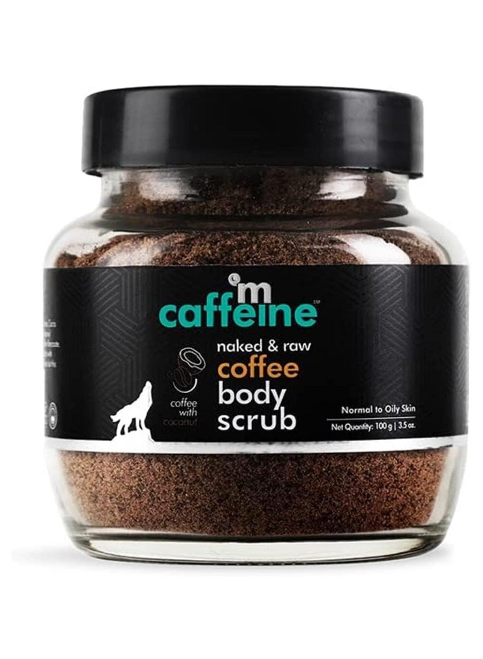 mCaffeine Naked & Raw Coffee Body Scrub (100 g)_MCaf40