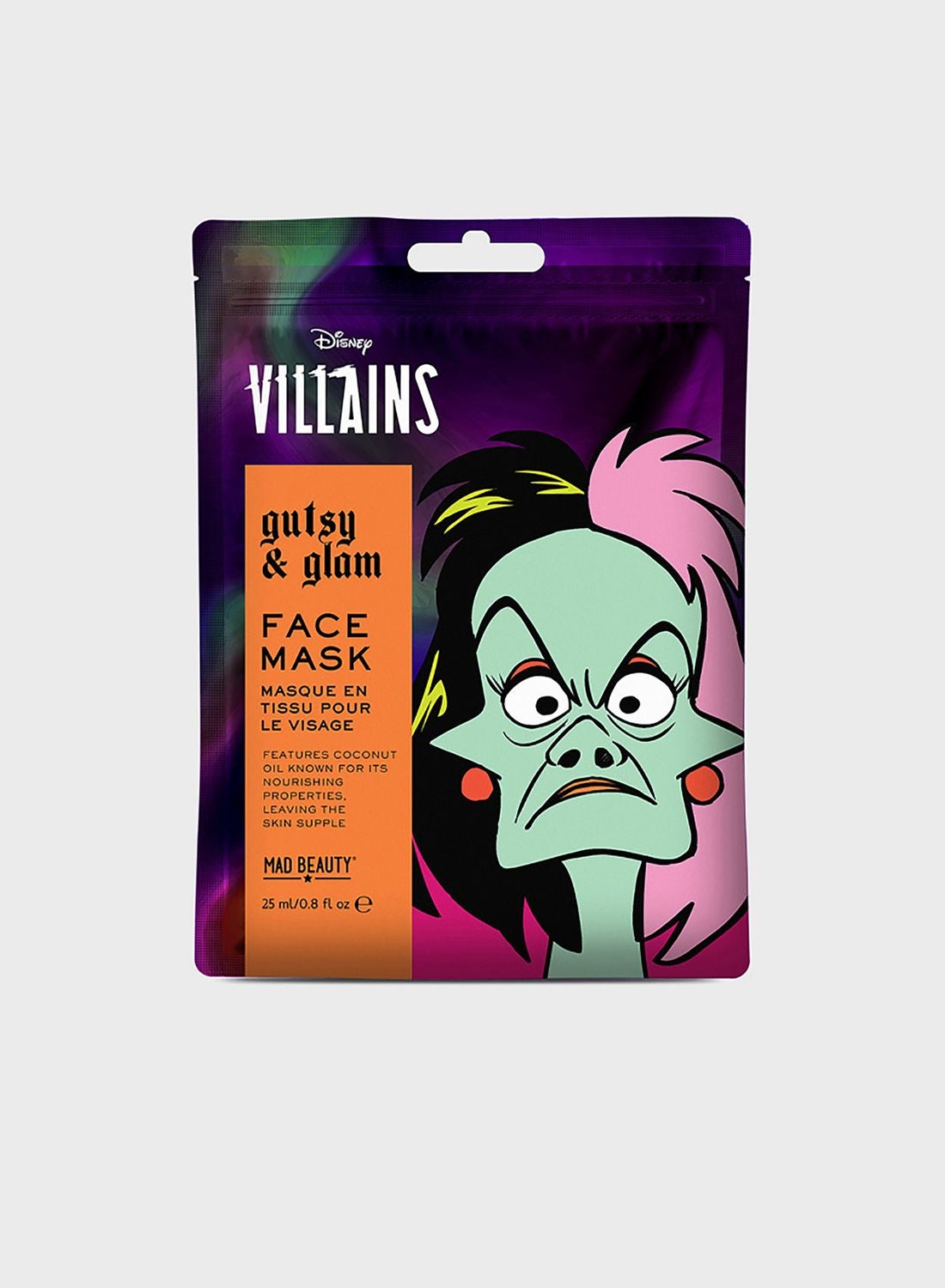 Pop Villains Cosmetic Sheet Mask Cruella