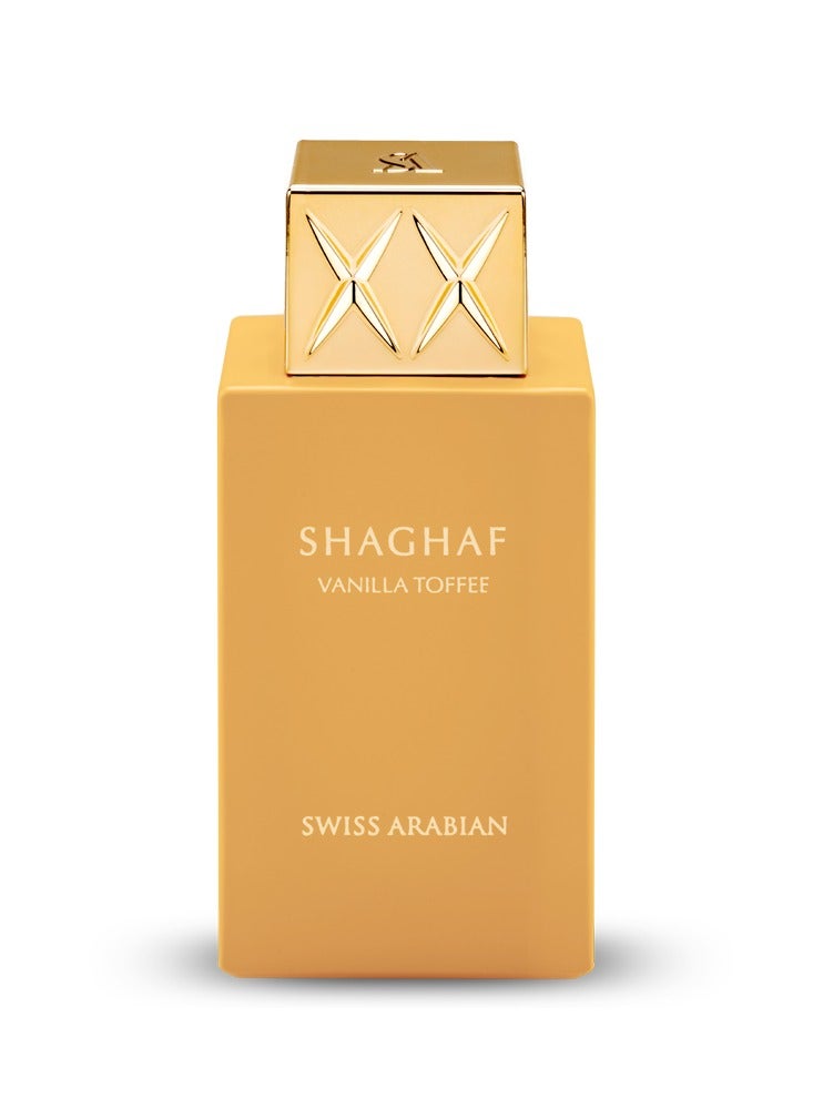 Shaghaf Vanilla Toffee Unisex Eau De Parfum 75ml