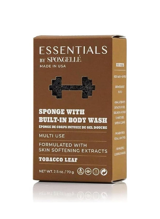 Men's Tobacco Leaf Body Wash Infused Buffer 70g (Multi Use)