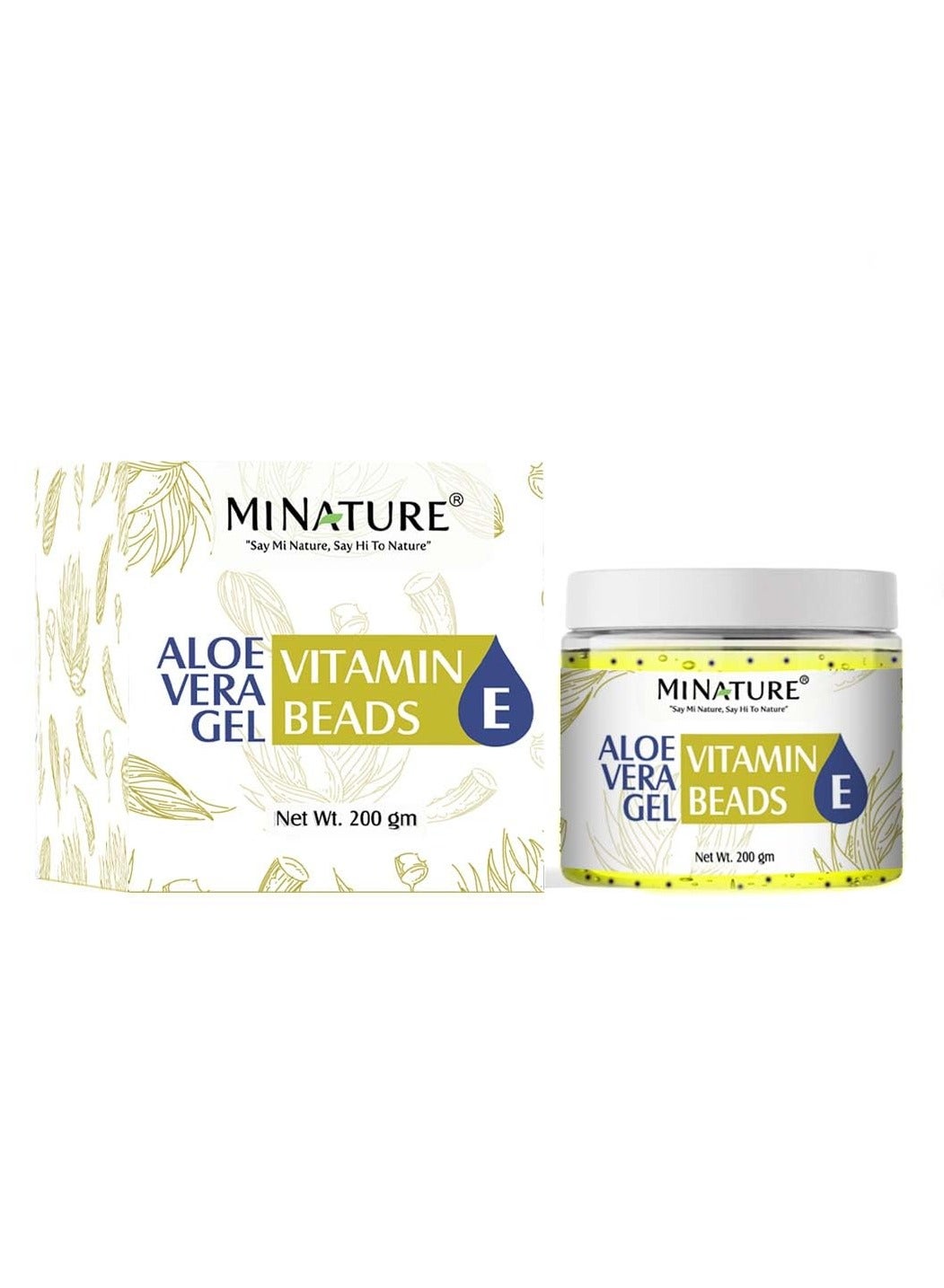 Aloe Vera Gel 200g with Vitamin E Beads Pure Natural Preservative and Cruelty Free