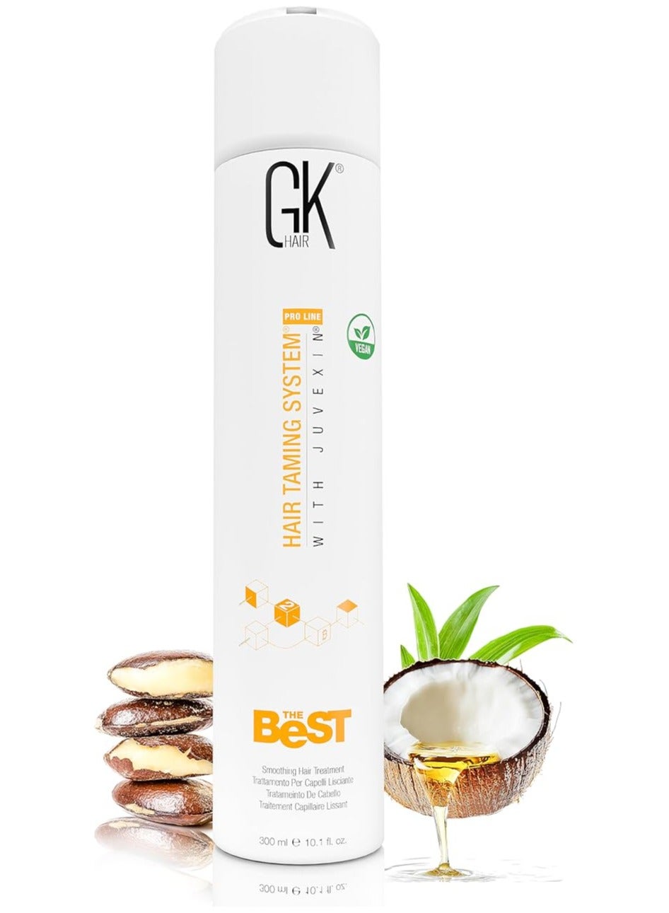 The Best 10.1 Fl Oz/300ml Smoothing Keratin Hair Treatment Professional Brazilian Complex Blowout Straightening For Silky Smooth Frizz Free Hair