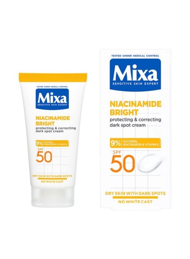 Sensitive Skin Expert Niacinamide Bright For Protection & Correcting Dark Spot Cream With Spf 50 50 ml