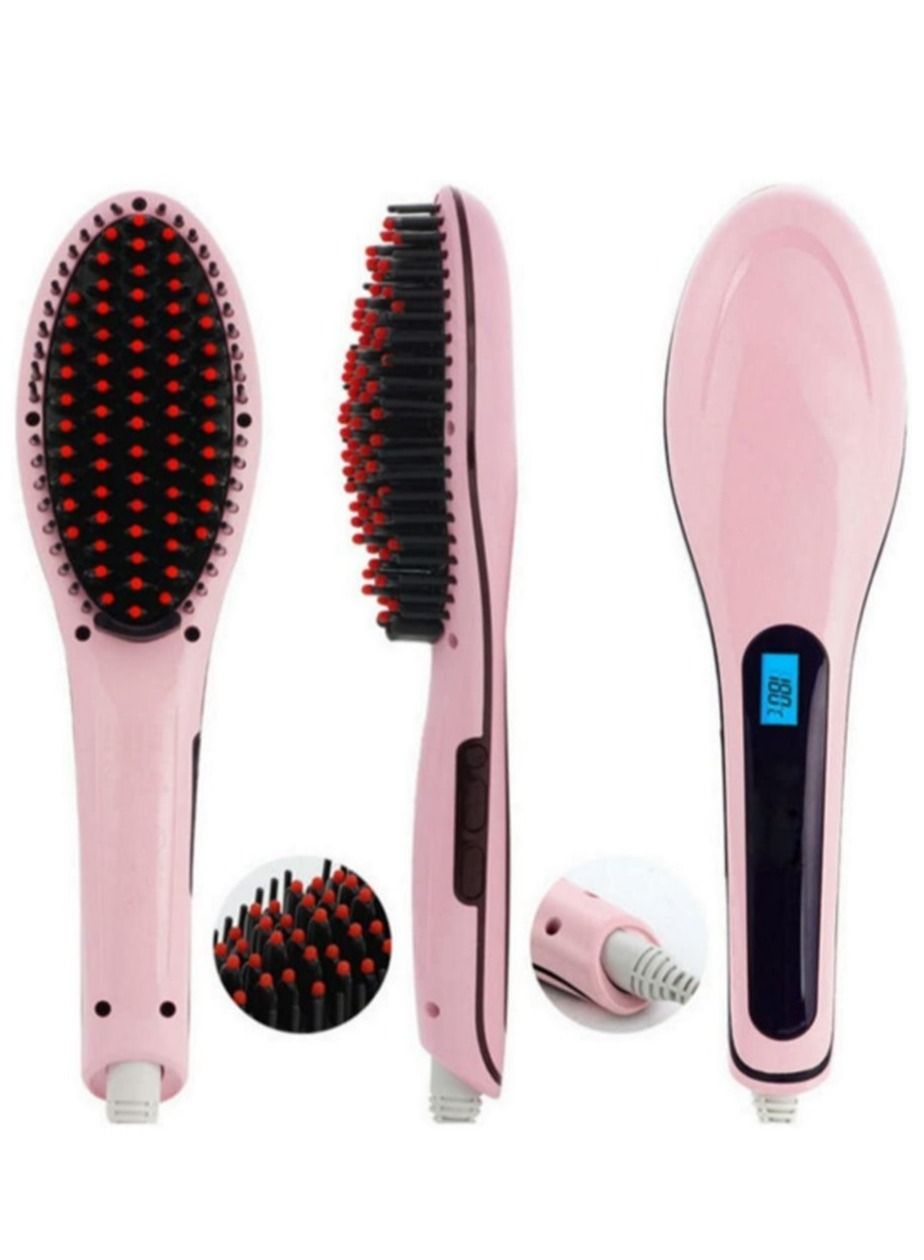 Professional Ceramic Hair Straightener Brush with Temperature Control for Women, hair straightener for women,