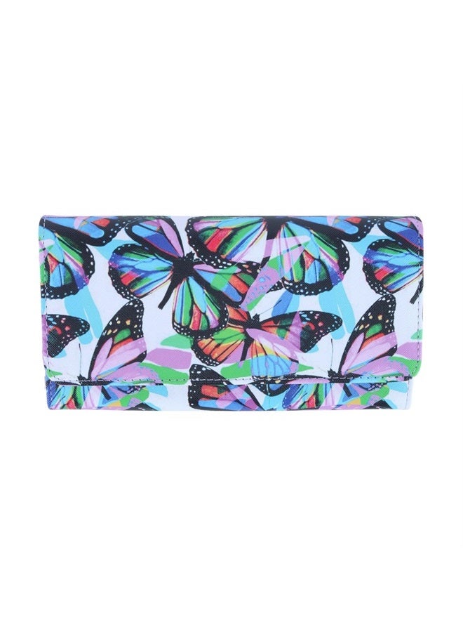Julia Buxton Butterflies Printed Vegan Leather Bianca