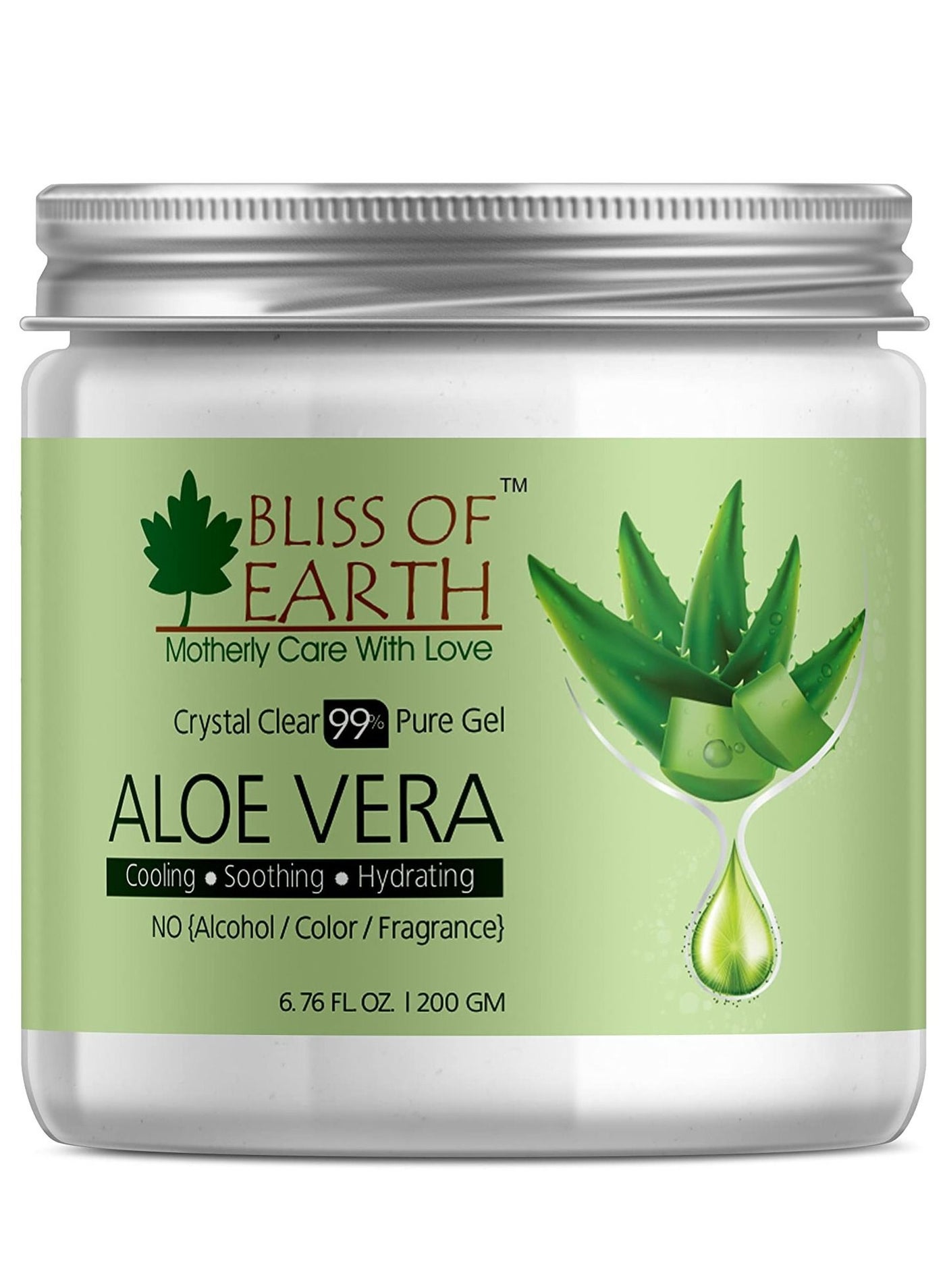 Crystal Clear 99% Pure Aloe Vera Gel, 200g
