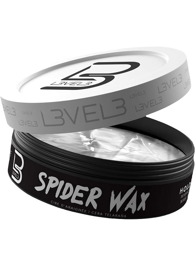 Level 3 Spider Wax - Long Lasting and Strong Hold Improve your Hair Volume and Texture - Level Three Hair Wax for Men (150 ML, Spider Wax)