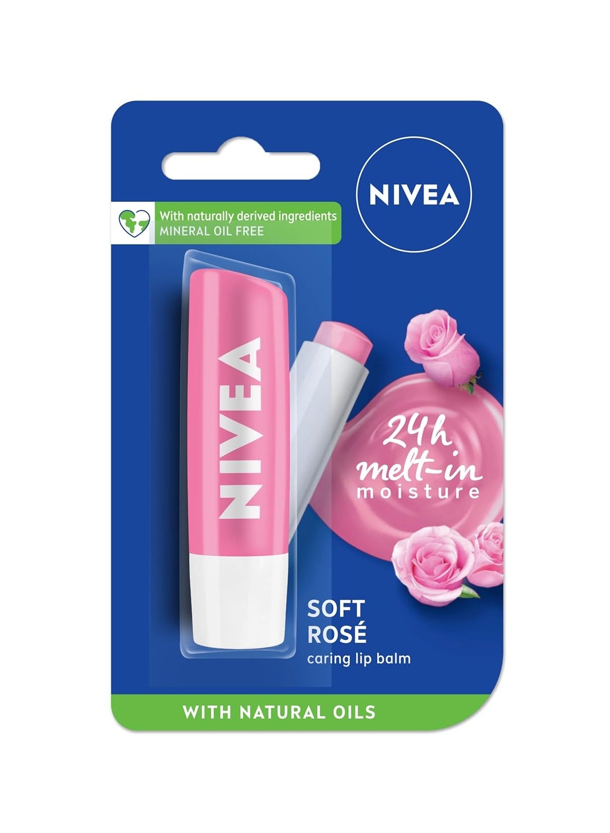 Nivea Lip Soft Rose Blister Pack