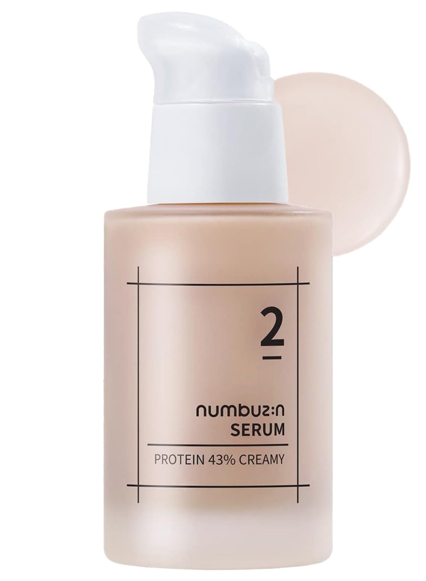 NUMBUZIN No. 2 Protein 43% Creamy Serum - Revitalizing and Nourishing Skin Formula, 1.69 fl oz (50 ml)