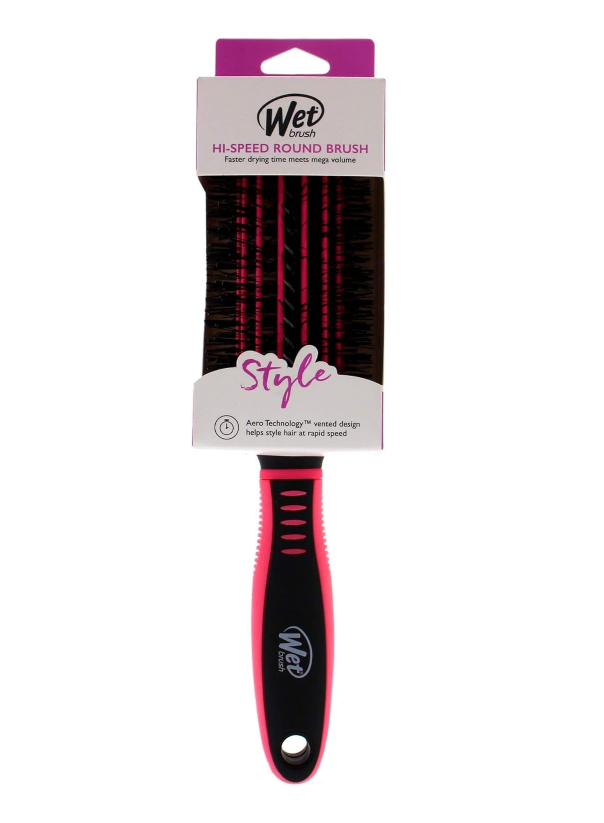 Wet Brush Hi-Speed Round Style Brush Medium - Pink By For Unisex - 1 Pc Hair Brush