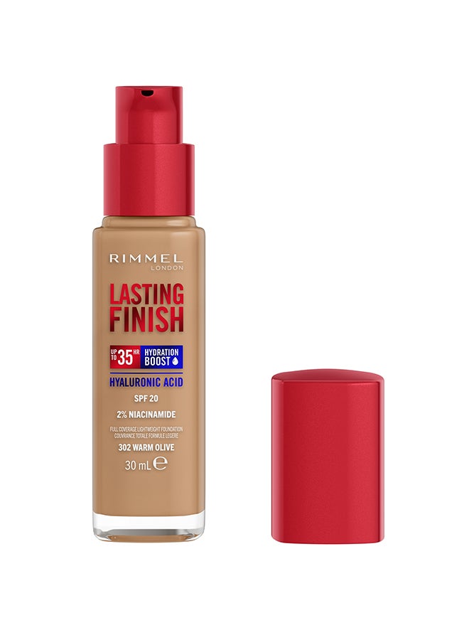 Lasting Finish 35 Hour Foundation  302  Warm Olive