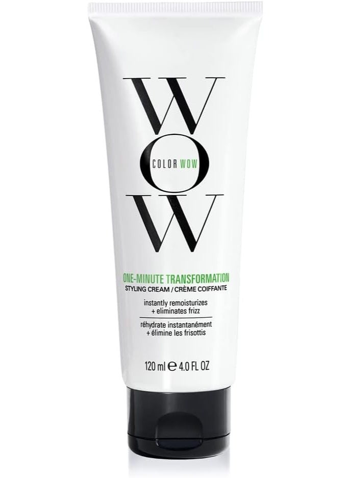 One Minute Transformation Styling Cream, 120ml – Instant Frizz Fix & Smoothing Cream